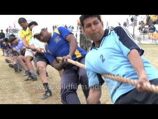 Men's tug of war match - Kila Raipur sports