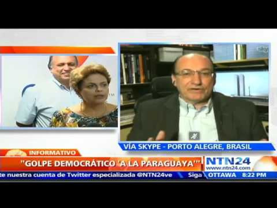 Estratega político brasileño cree que juicio contra Dilma Rousseff es "inminente"