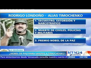 ¿Premio Nobel de Paz para ‘Timochenko’?
