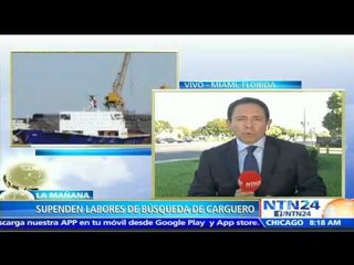 EE.UU. suspende búsqueda de buque carguero desaparecido en Bahamas con 33 tripulantes a bordo