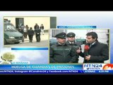 Guardias de prisiones en huelga para exigir mejoras laborales al Gobierno chileno