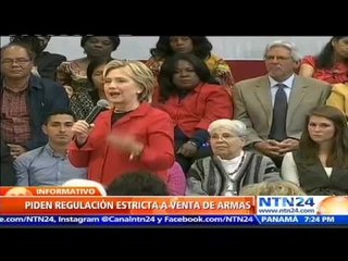 Manifestantes piden legislación más estricta por porte de armas frente a la Casa Blanca