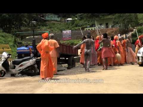 Sadhus move towards their Akharas at Trimbakeshwar: Nashik Kumbh