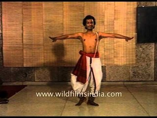 Jaya Rama Rao demonstrates basic elements of Kuchipudi