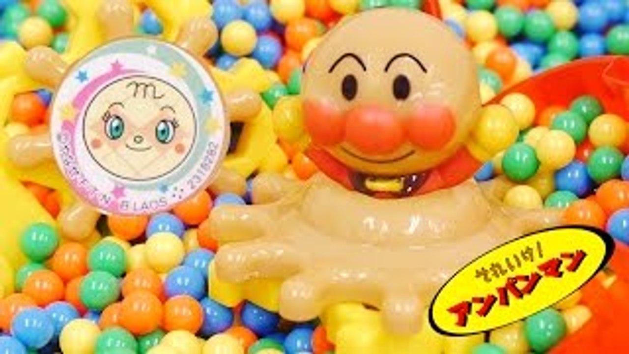 アンパンマン たまご おもちゃアニメ くるりんギアワールド メロ�