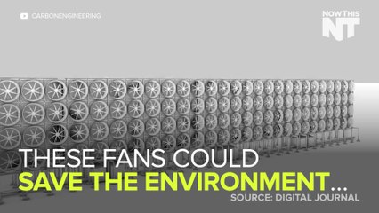 These Fans Turn Carbon Dioxide Into Solid Pellets