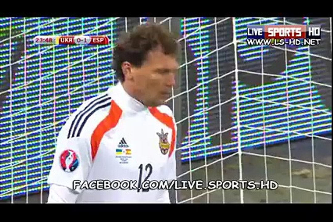 Spain - Ukraine # Fabregas Penalty Raté