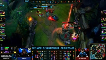 BEST OF FNATIC vs CLOUD 9 League of Legends Worlds 2015