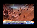 Lacrimógenos y chorros de agua de la GNB para reprimir nuevas protestas en Caracas