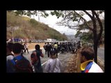 Así avanza la marcha de estudiantes contra la violencia en Venezuela