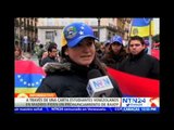 Venezolanos radicados en Madrid exigen a Rajoy  que se pronuncie por la violencia en su país