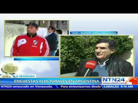 Oficialismo continúa liderando encuestas a pocos días de las elecciones presidenciales en Argentina