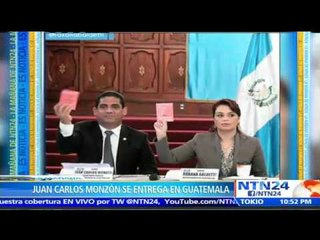 Juan Carlos Monzón se entrega a la Justicia de Guatemala por caso de corrupción