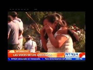 Se desarrolla la tercera jornada de rescate con poca esperanza de hallar sobrevivientes