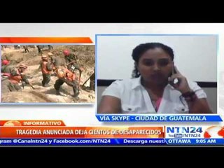 Reanudan búsqueda en Guatemala: ya son 31 los muertos por alud de tierra