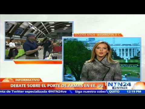 Debate por uso de armas en Estados Unidos enfrenta a legisladores y al Ejecutivo