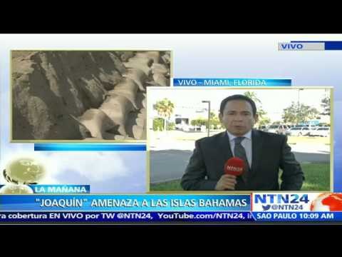 'Joaquín' se acerca a Las Bahamas como un potente huracán de categoría tres, aseguran expertos