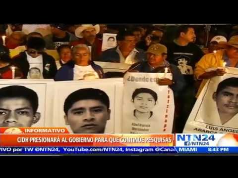 Delegación de la CIDH recorre escuela de Ayotzinapa donde estudiaban los 43 jóvenes desaparecidos