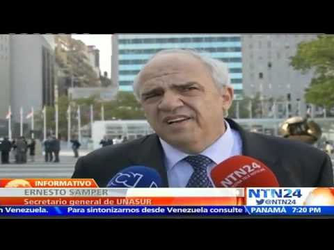 Secretario de Unasur explica propuesta que hizo a Maduro sobre el retorno de colombianos deportados