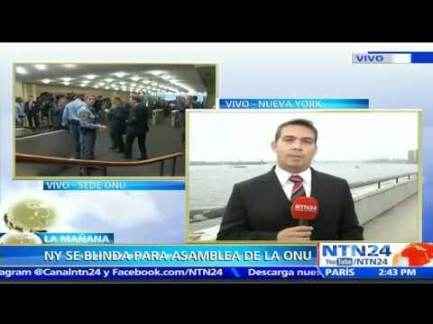 Blindan la seguridad en Nueva York durante debate general de la asamblea de la ONU