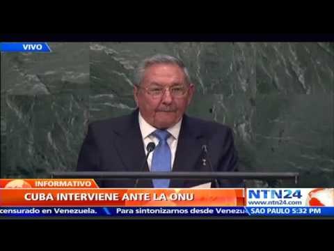 Embargo económico a Cuba, revoluciones de Venezuela y Ecuador: temas de Castro en la ONU