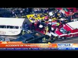 Choque entre autobuses en EE.UU. deja cuatro muertos y doce heridos graves en Seattle