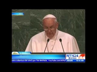 Papa califica "exclusión económica y social” como “un gravísimo atentado a los DD.HH. y al ambiente"