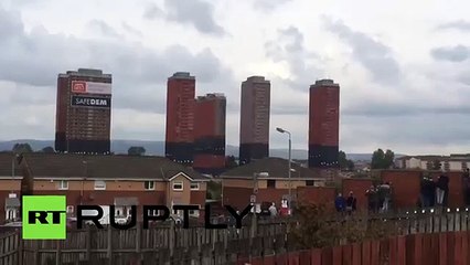 Watch Glasgow's Red Road tower blocks battling to resist demolition