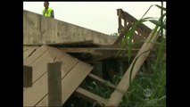 Ponte cai e deixa 23 feridos na Baixada Fluminense