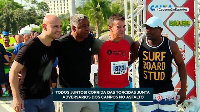 Corrida pela paz entre as torcidas