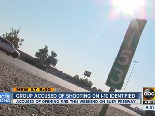 Mugshots released in connection to freeway shootings along I-10 over weekend