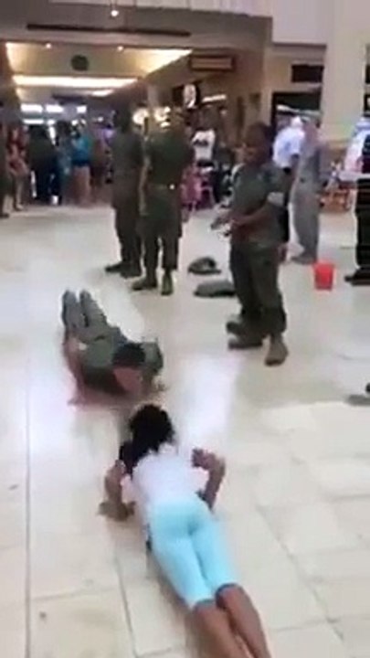 Boy and child pushup challenge see what happen