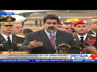 Maduro: "Vengo con un plan transfronterizo de paz para refundar la frontera"