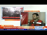Funcionario de la Cruz Roja reporta en los daños materiales que dejó el sismo Argentina