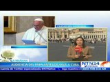 Papa se encomienda a patrona de cubanos durante su última audiencia antes de iniciar su visita