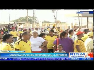 Colombianos denuncian malos tratos en la frontera venezolana en medio de crisis diplomática