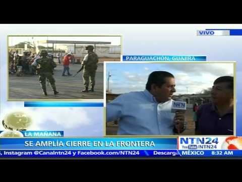 Transportadores se ven afectados por el cierre fronterizo ordenado por Nicolás Maduro en Paraguachón