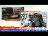 Ciudadanos venezolanos atrapados en Colombia tras el cierre del paso fronterizo en Paraguachón
