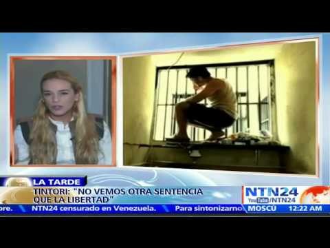 “No vemos otra sentencia que no sea la libertad : Lilian Tintori sobre juicio a Leopoldo López