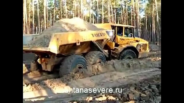 truck stuck in mud compilation, volvo dump truck stuck in mud, amazing russian trucks