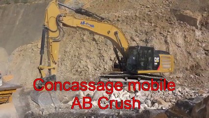 AB Crush carrière de la Malcôte/Jura /Suisse. Otobre 2015