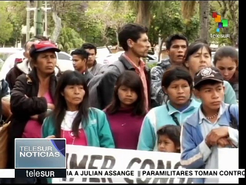 Indígenas paraguayos recordaron invasión extranjera hace 523 años