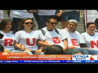 Detienen al tercer sospechoso del asesinato del fotoperiodista mexicano Rubén Espinosa