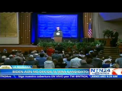 Vicepresidente de EE.UU. aún no sabe si decidirá presentar su candidatura para presidenciales