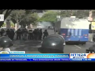 ‘Indignados’ de Honduras celebran renuncia del presidente de Guatemala