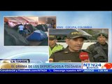 “Estamos admitiendo colombianos y venezolanos que quieran ingresar a nuestro país”