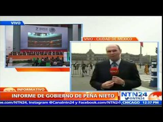 Enrique Peña Nieto ofrece tercer informe de gestión