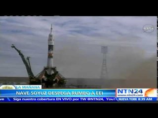 Video herunterladen: Nave tripulada rusa Soyuz TMA-18M despega rumbo a la EEI