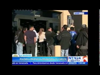 Precandidato estadounidense Chris Christie propone rastrear a inmigrantes como a paquetes de Fedex