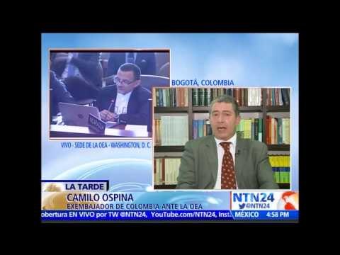 Hay un país que está persiguiendo a los ciudadanos de otro país”: exembajador colombiano ante OEA